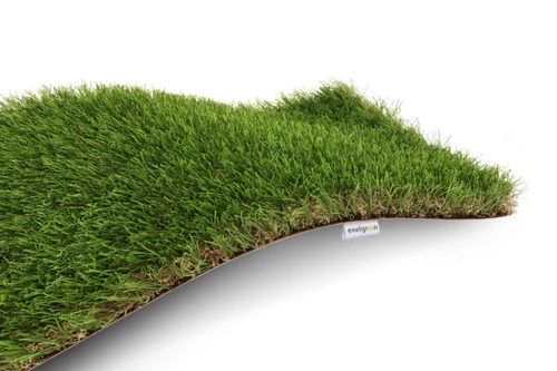 Gazon synthétique en polypropylène vert en rouleau Exelgreen Natura 38 mm - 100 x 500 cm