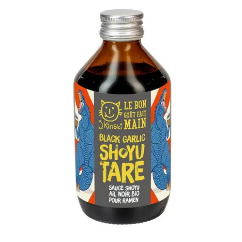 Sauce Shoyu Tare à l’ail noir bio pour ramen J. Kinski - 250 ml