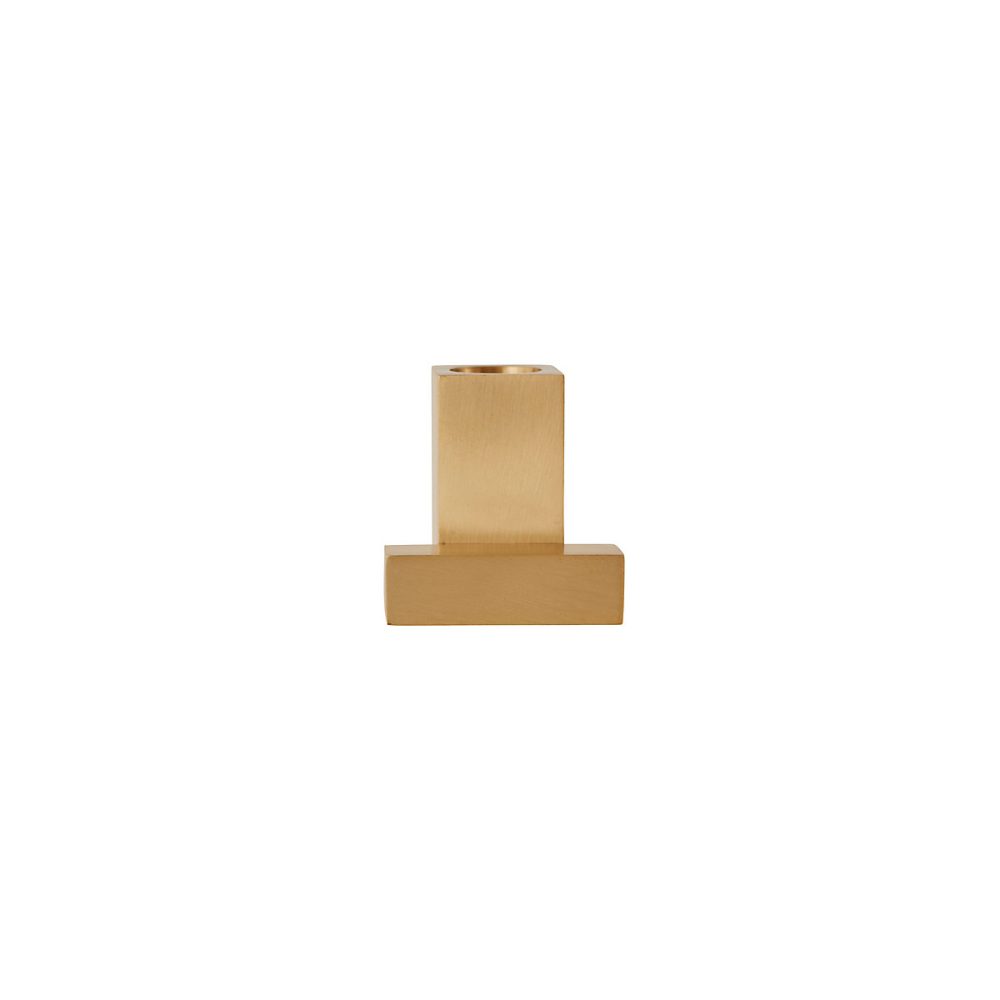 Objet décoratif – Bougeoir or en laiton H5x5x4 cm