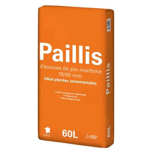 Paillis d'écorces pin maritime 10/40 mm - 60 L