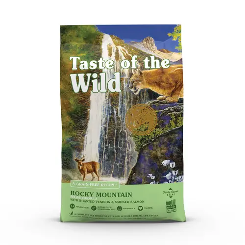 Croquettes pour chat au saumon et au gibier Rocky Mountain - 6,6 kg