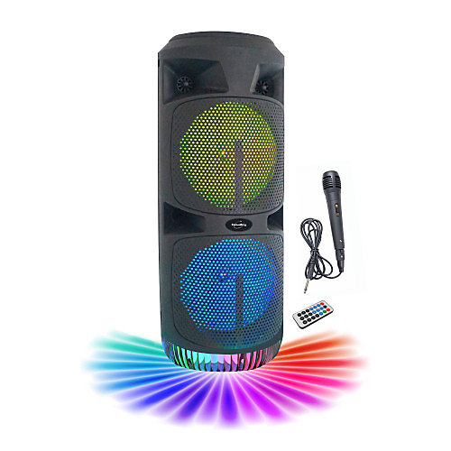 Enceinte lumineuse Bluetooth KARAOKE 600W MAXISOUND – Réf. GAPYIHFRJ3672397618