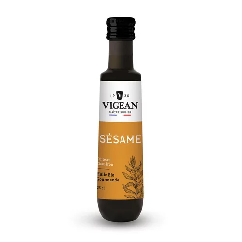Huile sésame grillée bio 25 cl