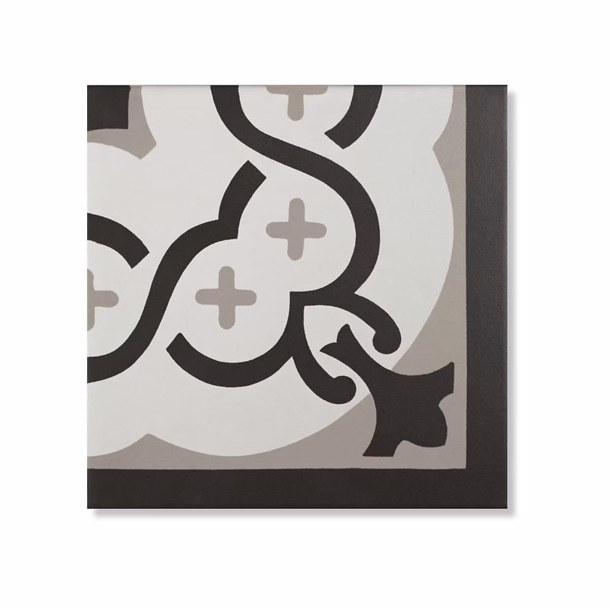 Carrelage effet Carreau ciment Saldes (angle) 20 × 20 × 1 – 1 cm Cemira, Sol et mur intérieur (vendu au m²), RO'MA CARRELAGE