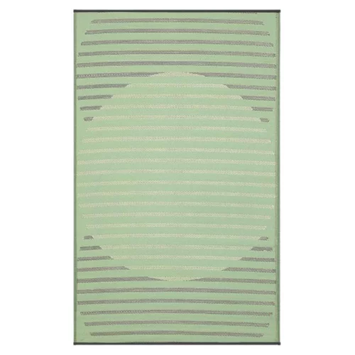 Tapis coloris vert en polypropylène recyclé