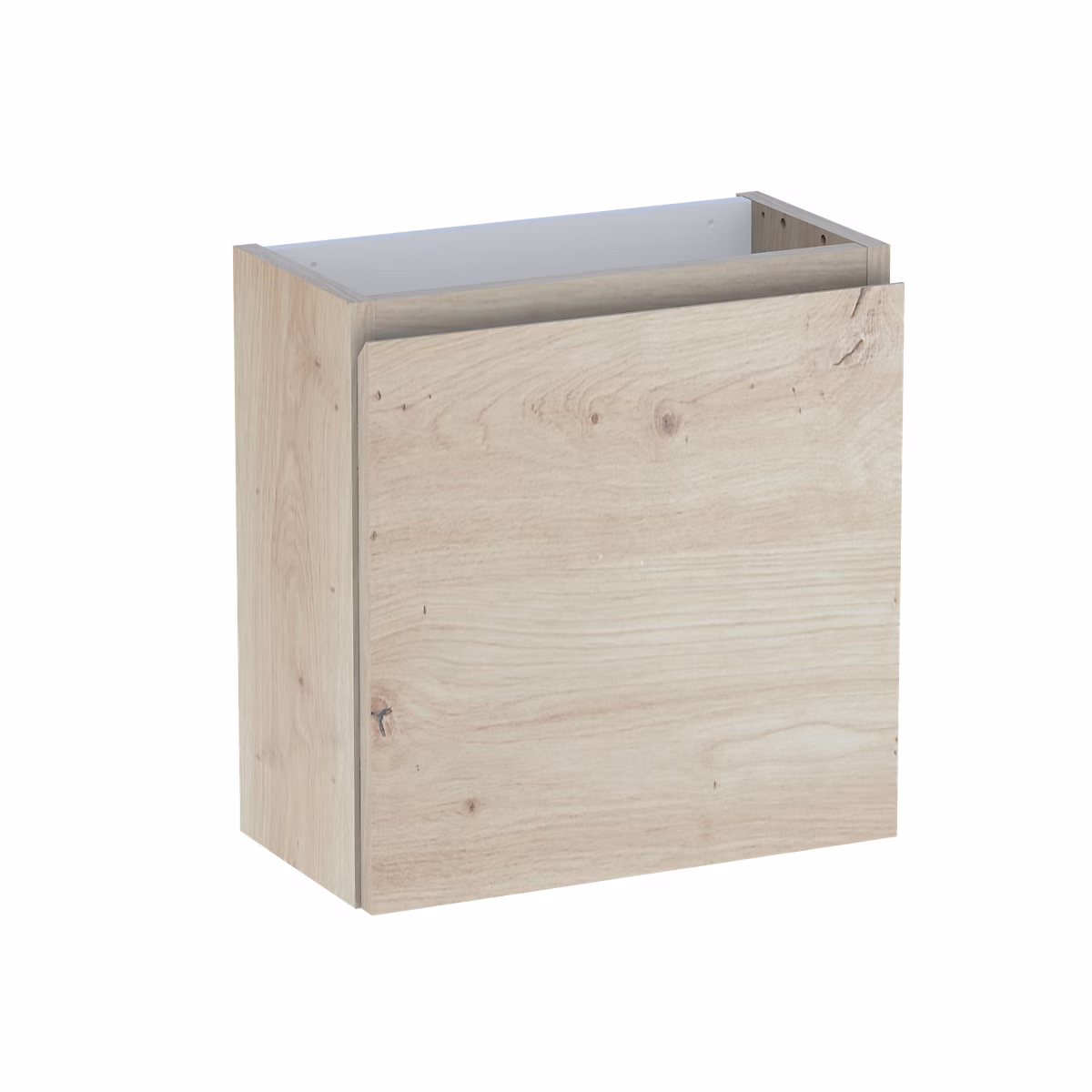 Meuble lave mains l.45 x H.44 x P.21 cm – effet chêne artisan, Calao
