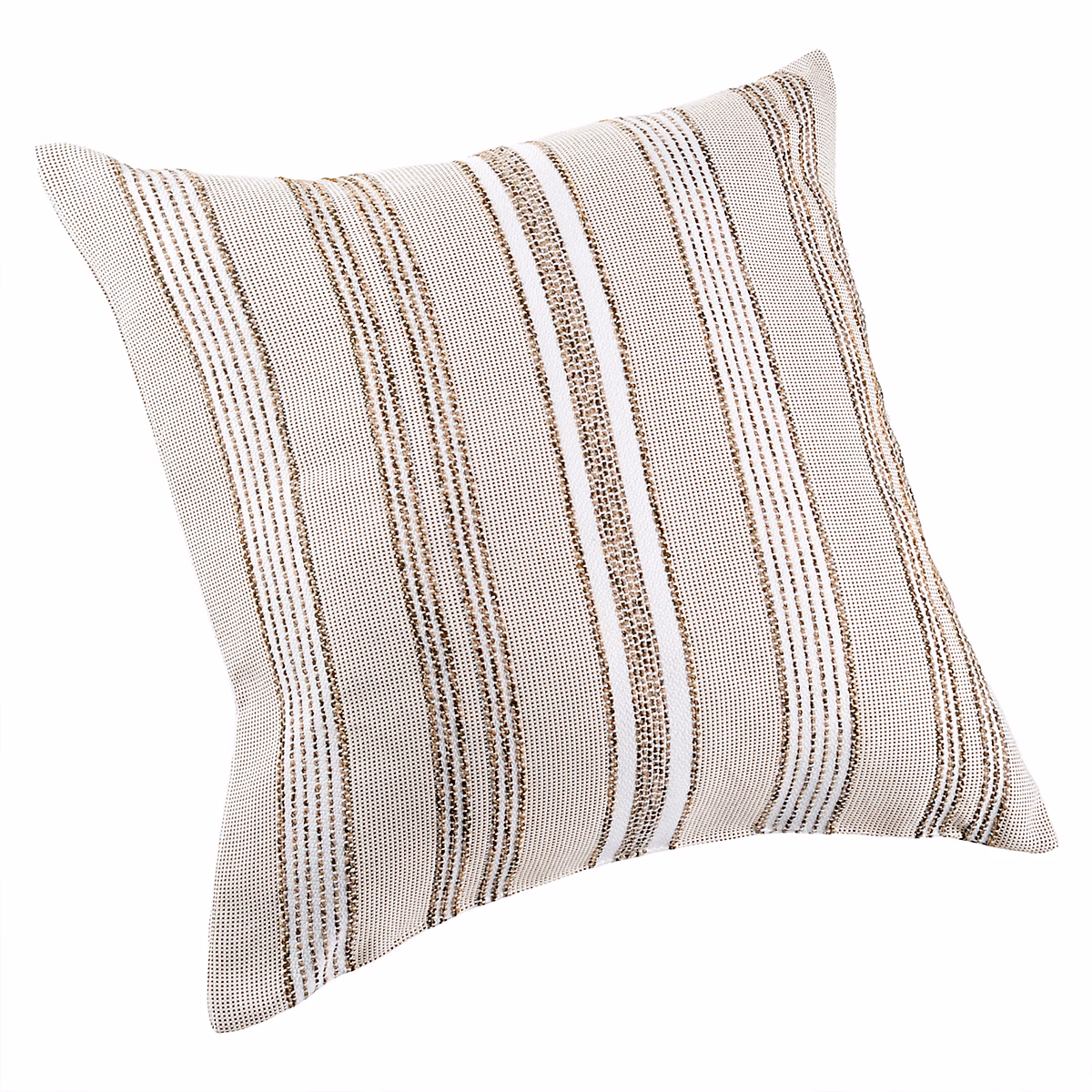 Coussin extérieur déperlant rayé (50 × 50 cm – Vert)