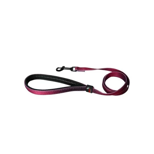 Laisse chien nylon 25 mm / 100 cm bordeaux soie