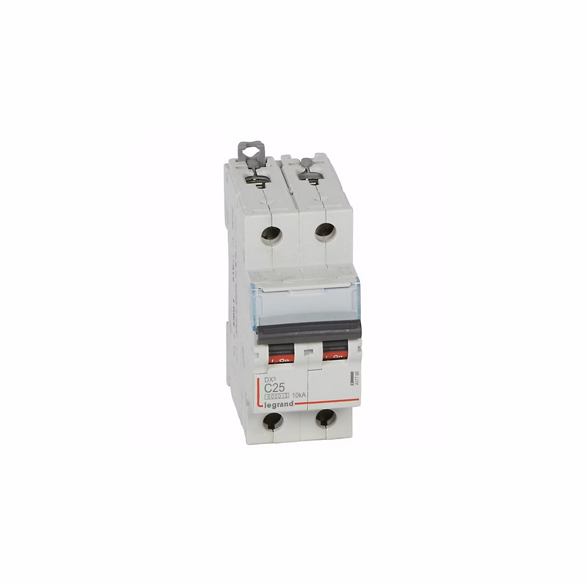 407786 Disjoncteur Bipolaire 25a | 2p Courbe C – 6/10ka – à Vis – Legrand Dx3