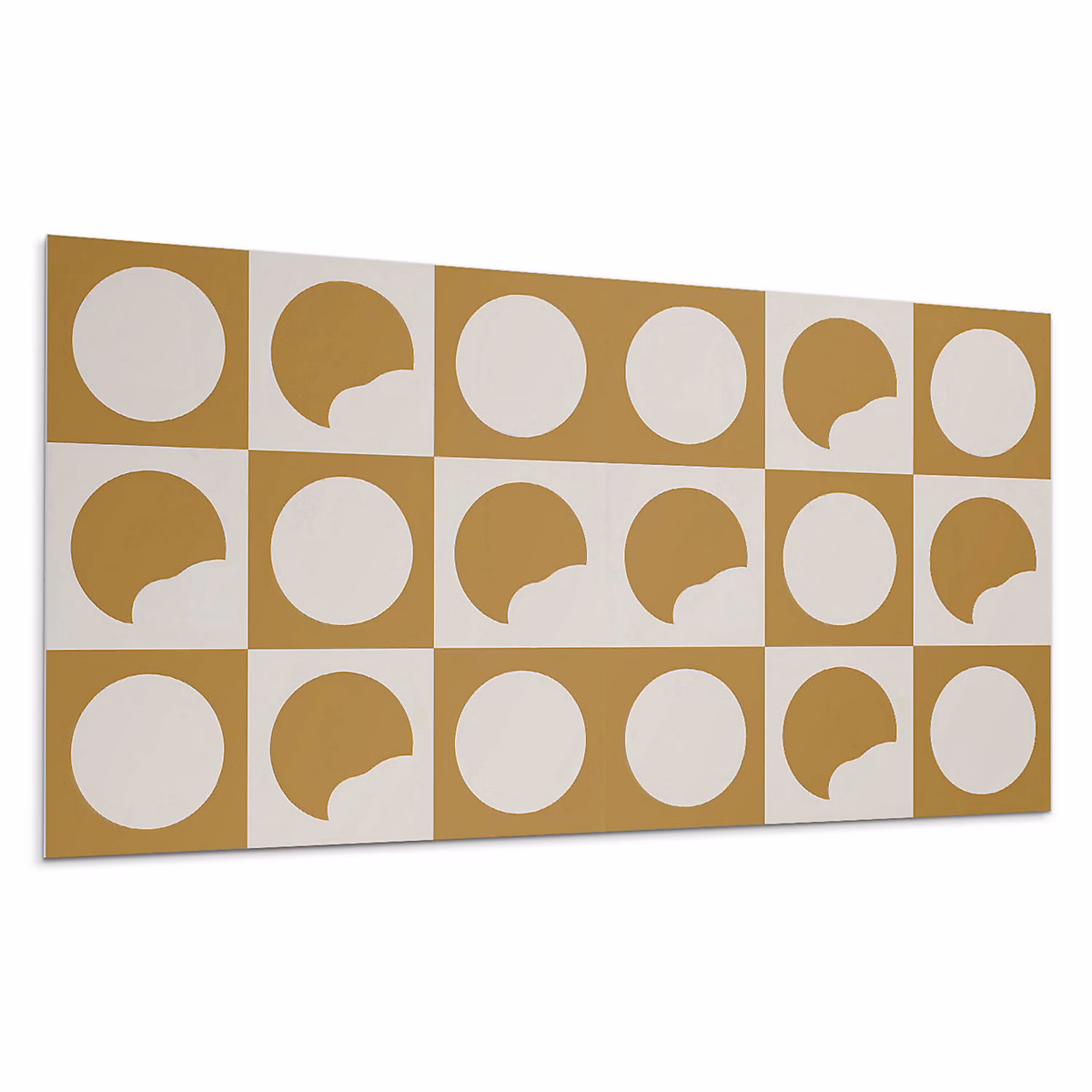 Carreaux PVC Mural Sol Wallfluent 40 × 20 cm Motif Géométrique Hexagonal 10 pièces