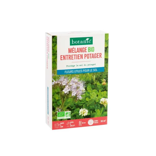 Mélange de graines entretien pour potager bio botanic® - graines à semer (30 m²)