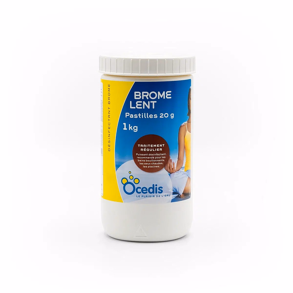Traitement de l'eau de piscine – Brome Pastille 1 kg et 5 kg Océdis Unité