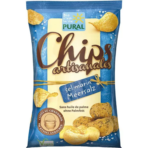 Chips artisanales au sel marin – 125 gr