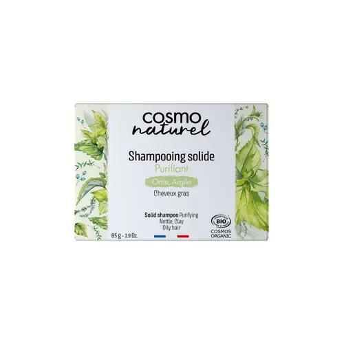 Shampoing solide Cheveux gras Étui 85 g vert