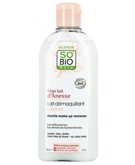 So Bio étic - Lait démaquillant mon lait d'ânesse bio - 200 ml