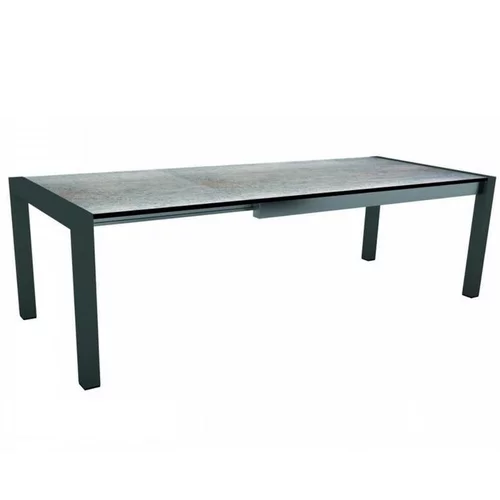 Table coloris gris en aluminium Stern