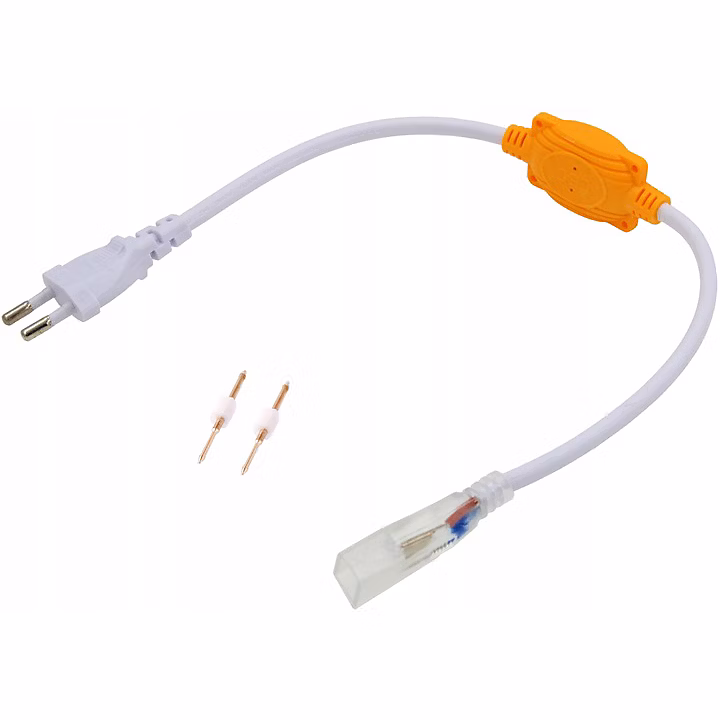 Alimentation Stabilisateur pour Ruban LED 230V SMD4040 – Câble 45 CM, Rubans Compatibles 9-11 MM, Longueur Max 60 M