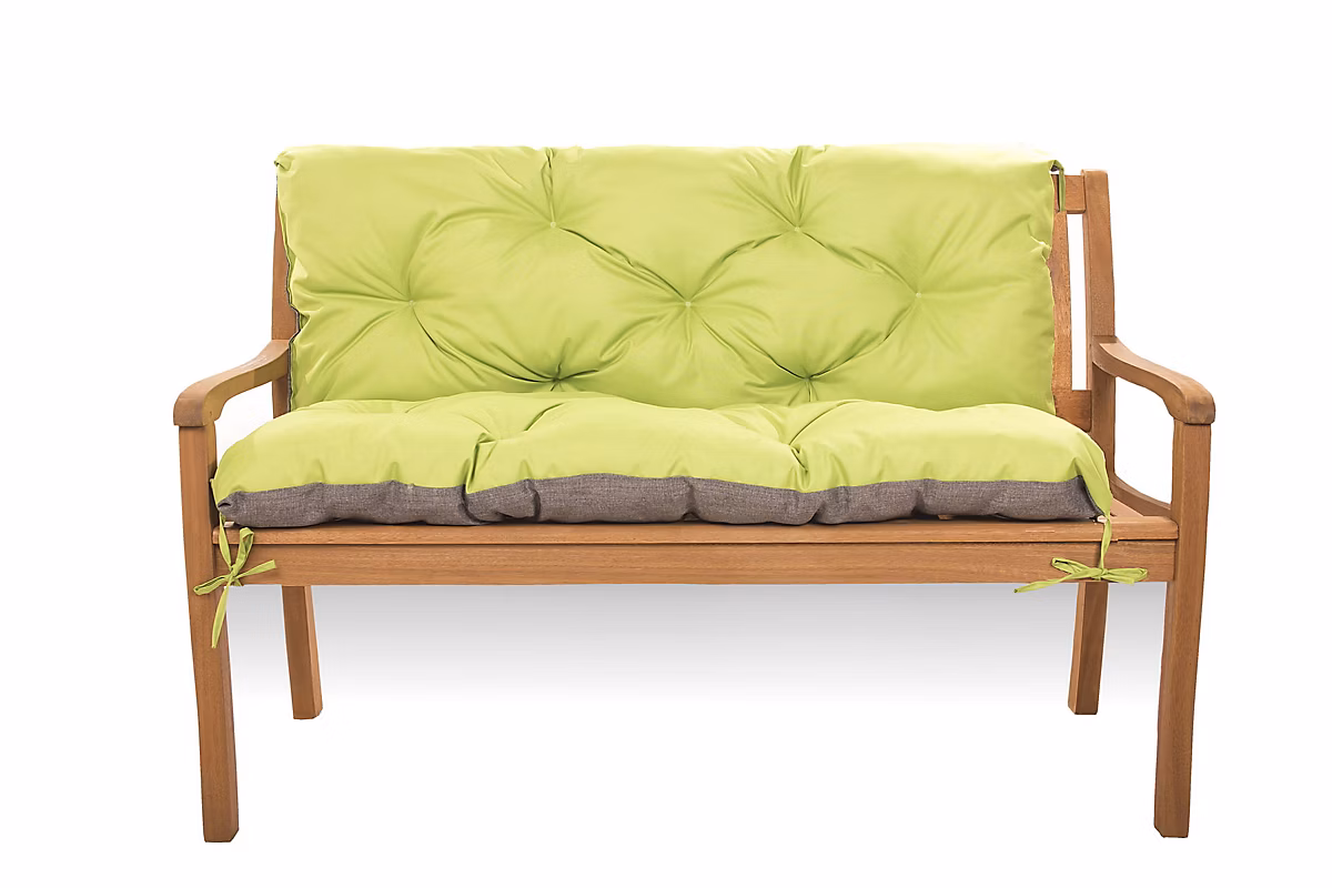 Coussin pour banc de jardin 160 × 50 × 40cm coussin de banc de jardin Citron vert coussin de balançoire coussin de banc extérieur