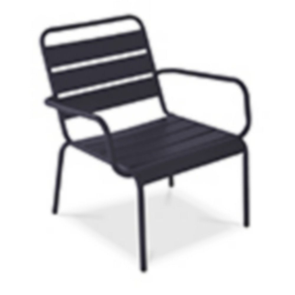 Chaise de jardin Relax Brooklyn anthracite solys – Réf. LGWYCLCMF8041306870