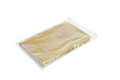 Nappe unie en intissé coloris or Françoise Paviot - 160 x 240 cm