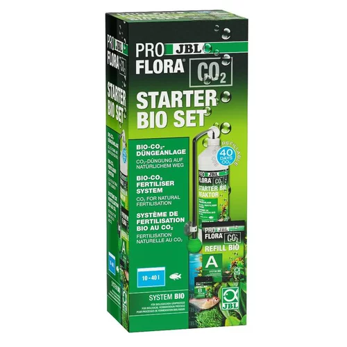 Kit de fertilisation CO2 rechargeable pour aquarium coloris transparent JBL ProFlora Starter Bio Set