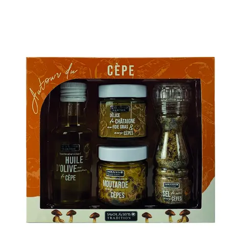 Coffret autour du cèpe Savor et Sens - 400 g