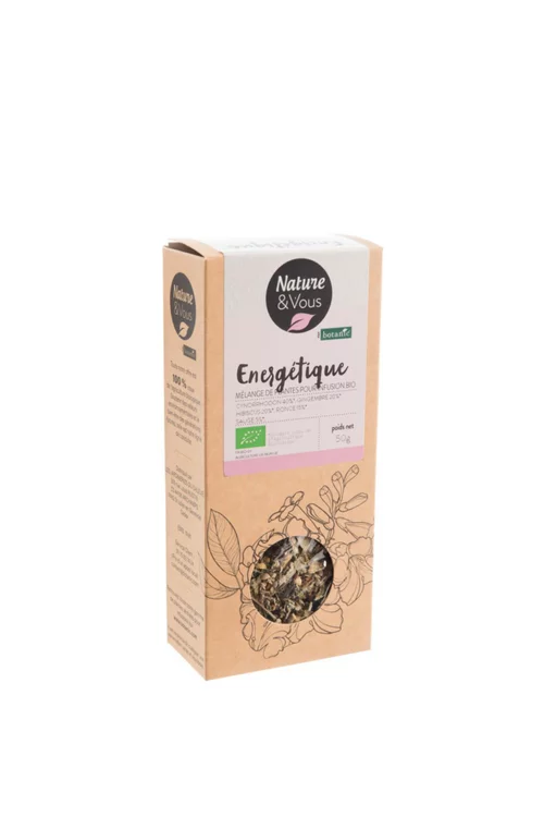 Infusion bio mélange énergétique Nature & Vous – 50 g