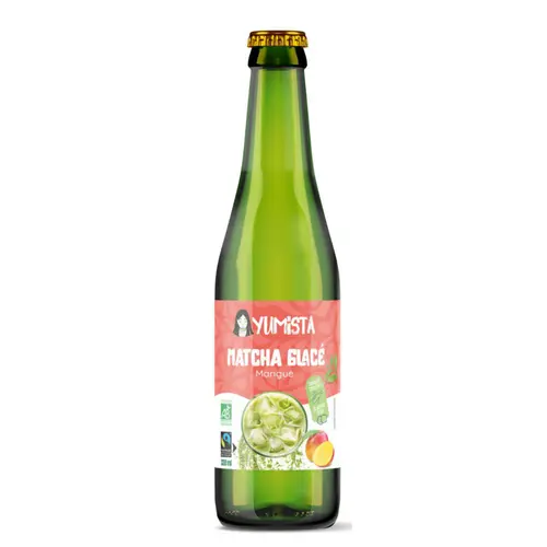 Matcha glacé mangue bio Yumista - 33 cl