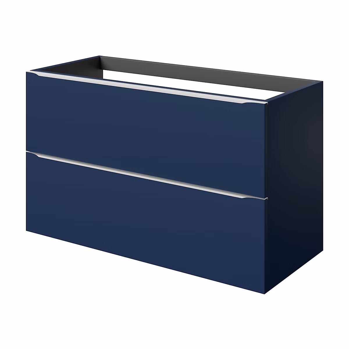 Meuble sous vasque suspendu l.100 x H.60 x P.45 cm – bleu nuit mat, GoodHome Imandra