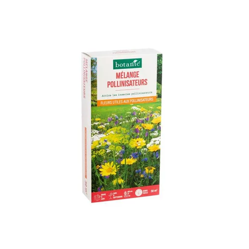 Mélange fleuri pour pollinisateurs botanic® - graines à semer (30 m²)