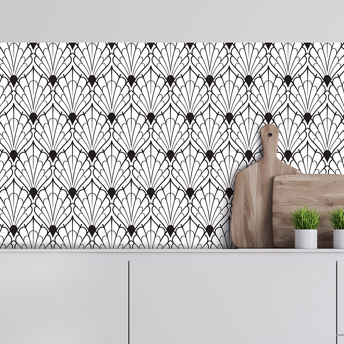 Crédence adhésive art déco design 50 × 100cm