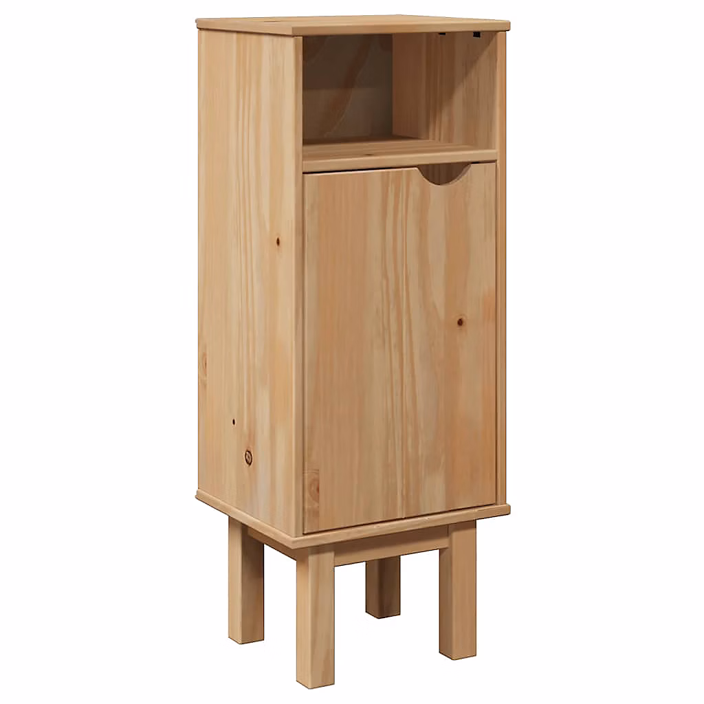 Armoire murale de salle de bain OTTA 35 × 30 × 55 cm bois massif vidaXL