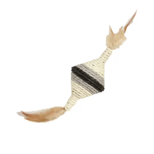 Jouet à griffer pour chat coloris noir Bobby Youpi - 12 x 8 cm