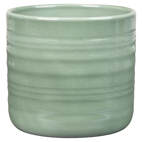 Cache-pot en céramique vert Scheurich 850 Salvia - Ø 12 x H 11,1 cm