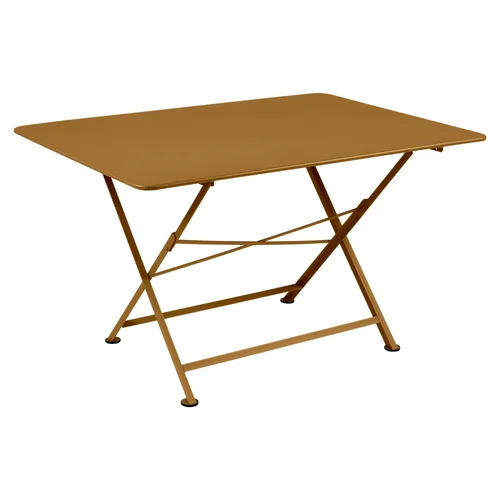 Table pliante Cargo coloris marron en acier Fermob - 128 x 90 cm