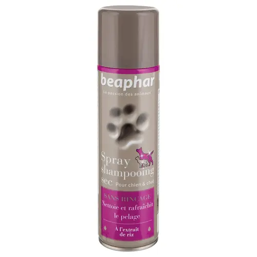 Spray shampoing sec sans rinçage pour chat 250 ml