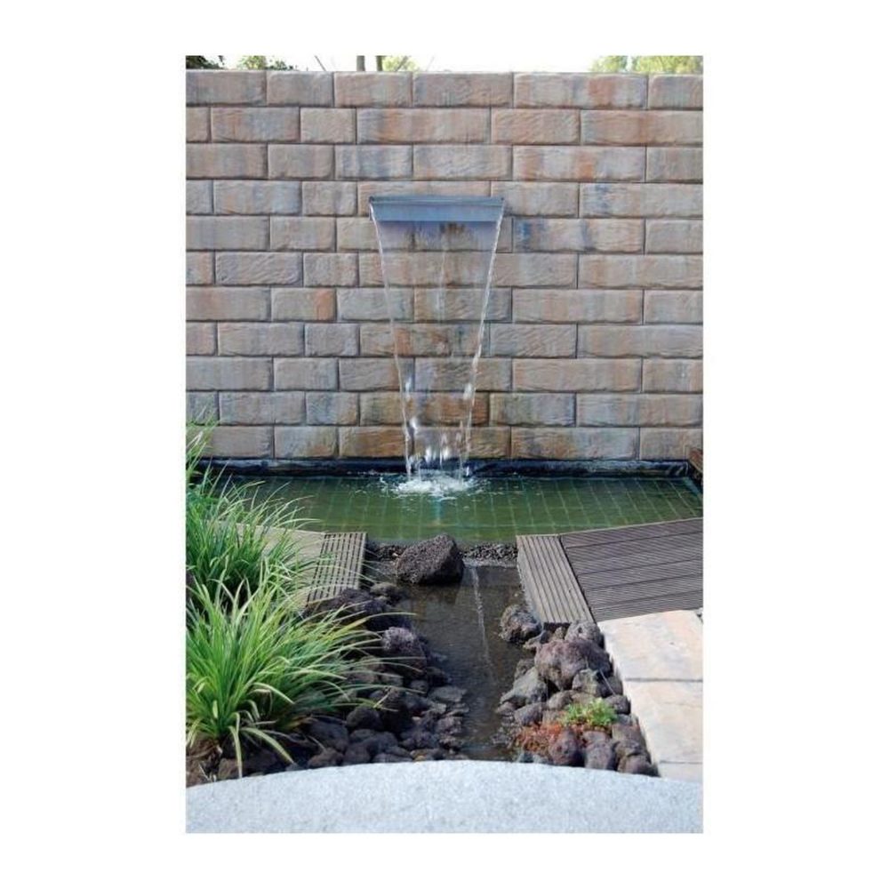 Ubbink UBBINK Lame deau inox avec eclairage Niagara 60 – Solutions extérieures