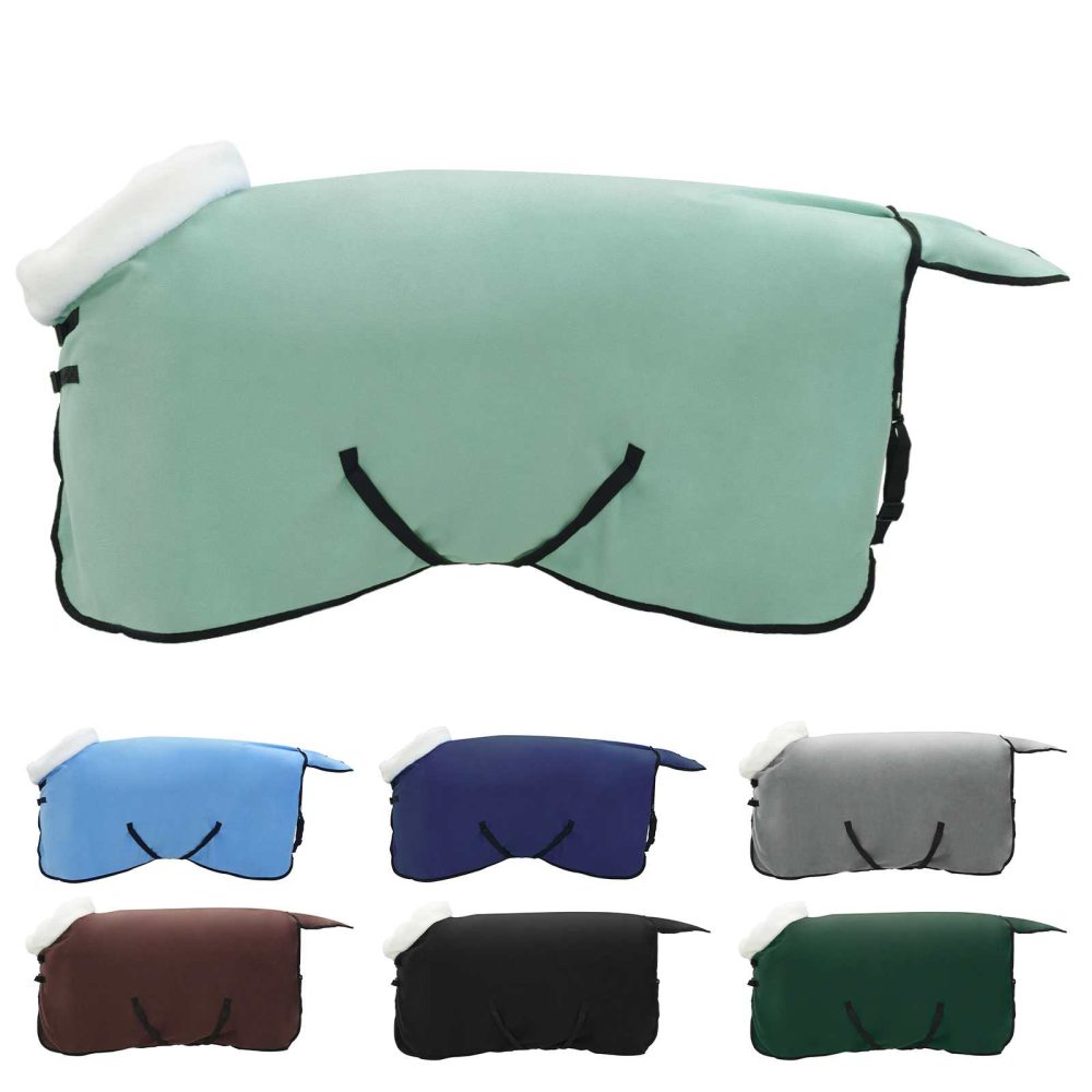 vidaXL Couverture Équine Vert spécial 105 cm Fleece polaire – Aménagement du jardin