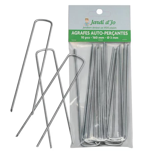 Lot de 10 agrafes – 16x3 cm