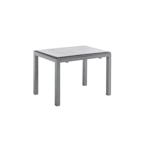 Table balcon coloris noir en aluminium Caméline II - 110 x 170 x 70 cm