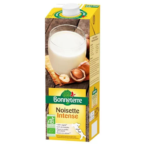 Boisson Noisette intense bio Bonneterre - 1 L