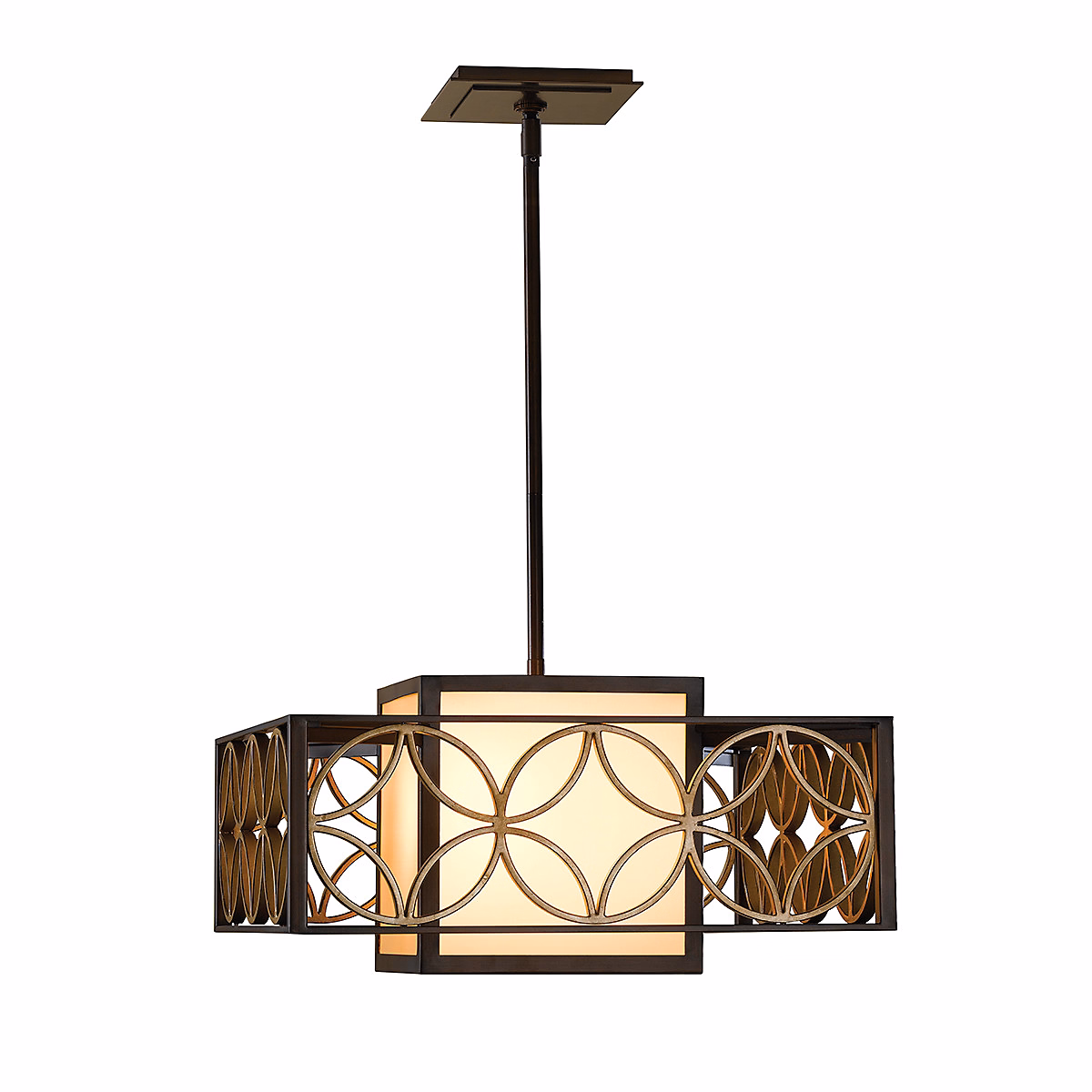 Elstead Remy – Barre de suspension à 1 lumière, or, bronze, E27