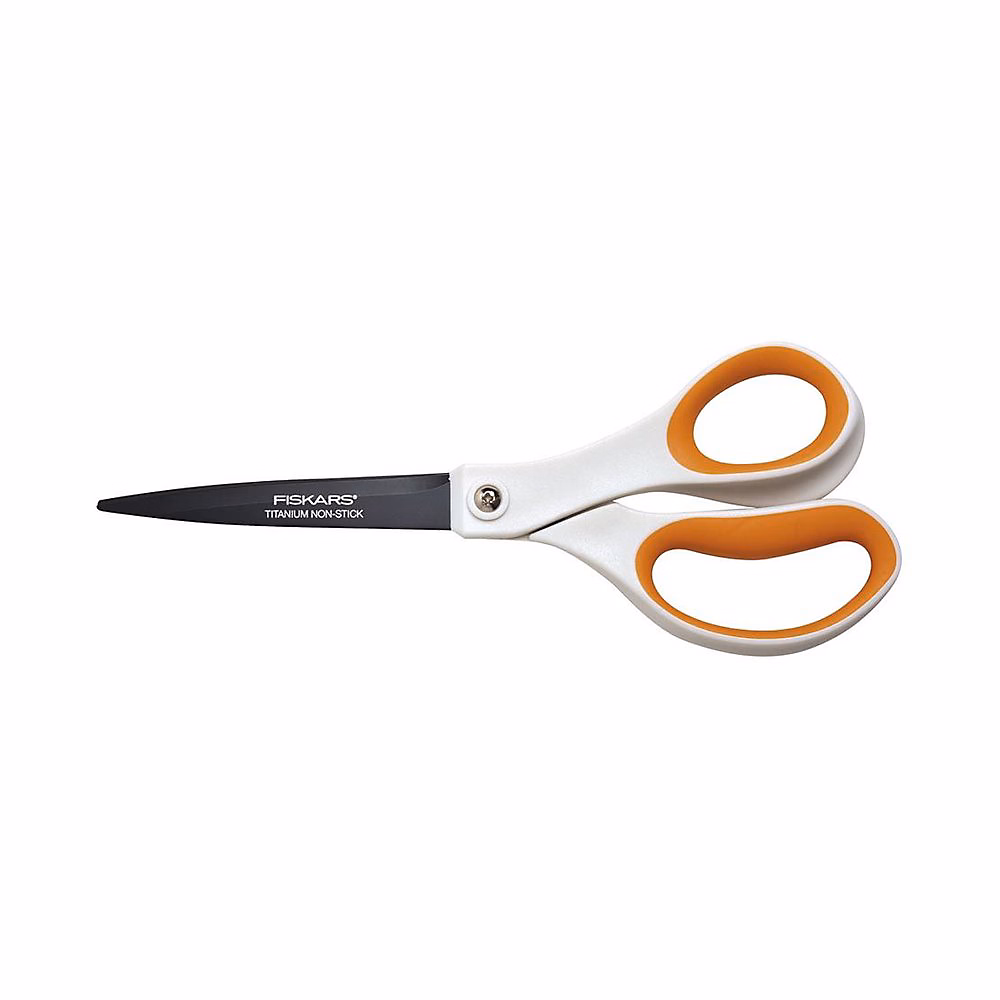 Ciseaux titanium Fiskars multi-usages 21 cm droitier gaucher – Réf. SOTJQLOFG0756826699