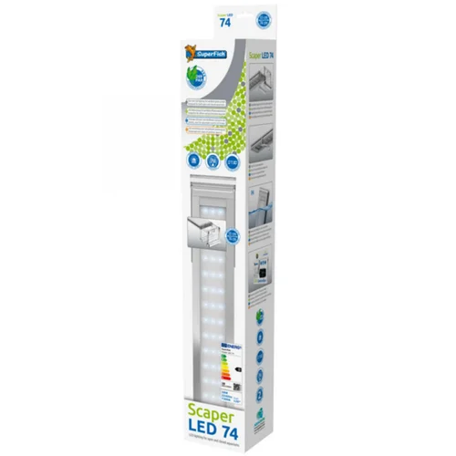 Rampe LED 28W 7300 K pour aquarium d'eau douce SUPERFISH Scaper - 74cm