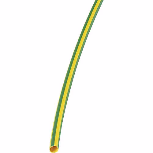 Assortiment de gaines thermorétractables HellermannTyton HIS – 3, BAG 1, 5/0, 5 mm, 10 tubes vert, jaune