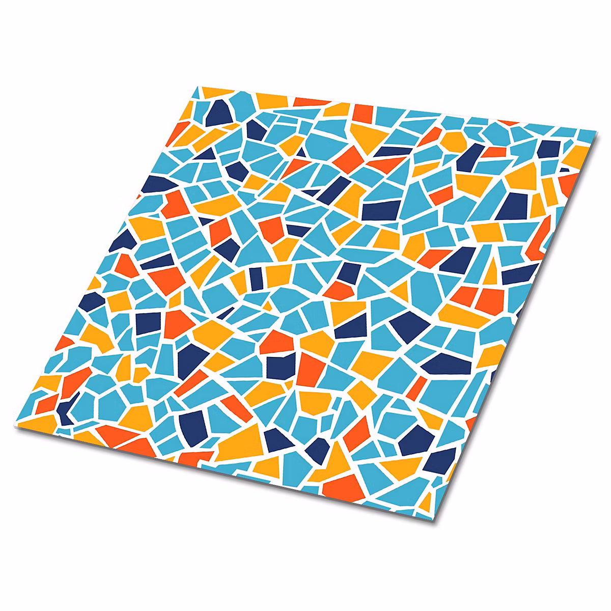 Carreaux vinyle Tulup 30 × 30 cm Mosaïque colorée 9 pcs