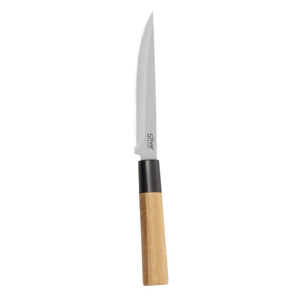 FIVE Couteau utilitaire en bambou java 25cm naturel – Solutions extérieures