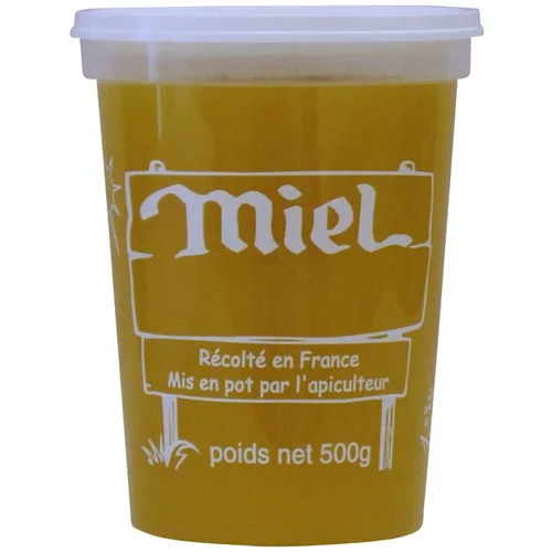 Pot plastique Miel Récolté 500 g