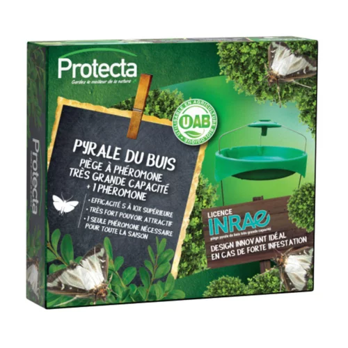 Kit de piégeage avec contre la pyrale du buis Protecta - 1 piège avec phéromone
