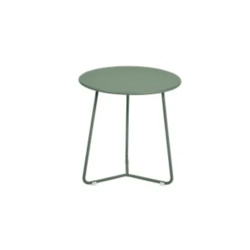 Table basse ronde coloris cactus Cocotte Fermob - Ø 34 x 36 cm